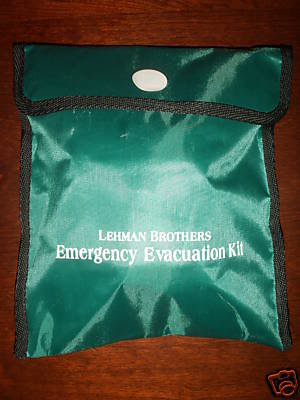 Lehman Brothers emergency evacuation kit