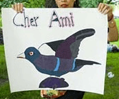 cher ami pigeon poster