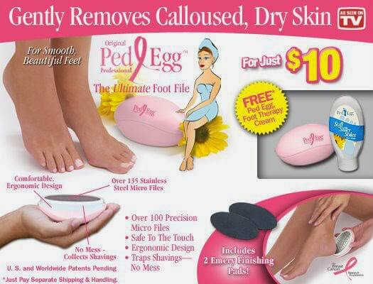 Breast Cancer Pink Ribbon Products Pedi Egg